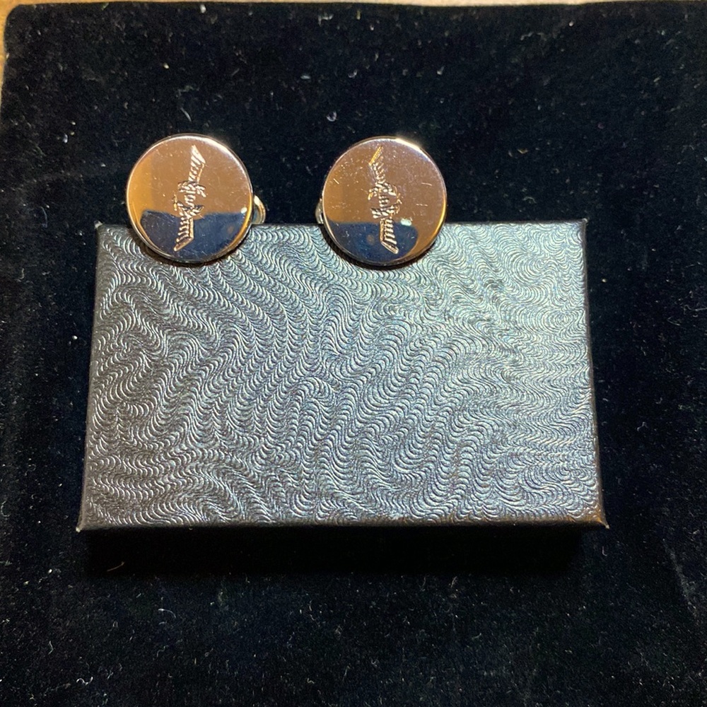 Silver cufflinks - Picture 2 of 4